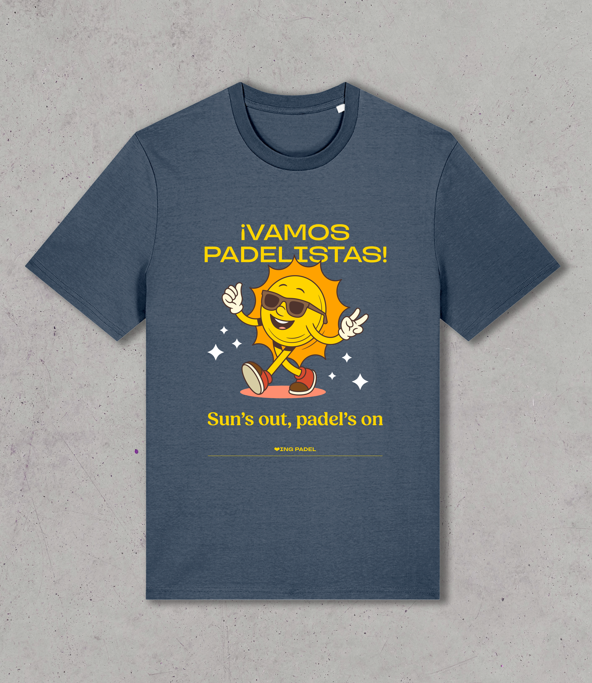 Vamos – Dark Heather Blue