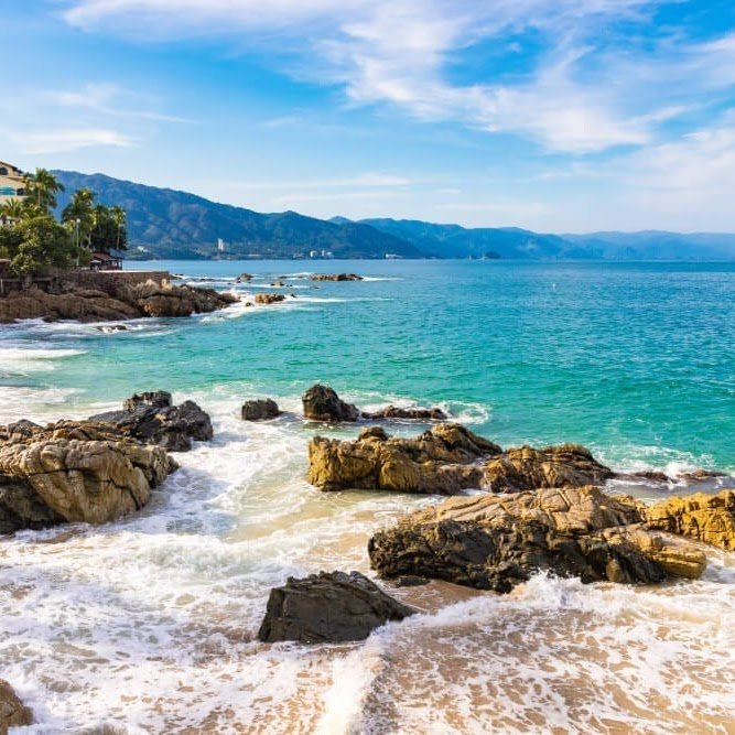 A beach picture of Puerto Vallarta