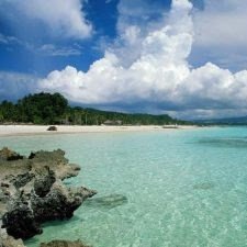 A beach picture of St. Kitts