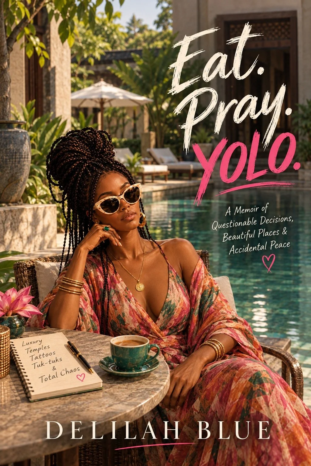 Eat. Pray. YOLO. by Delilah Blue, book cover