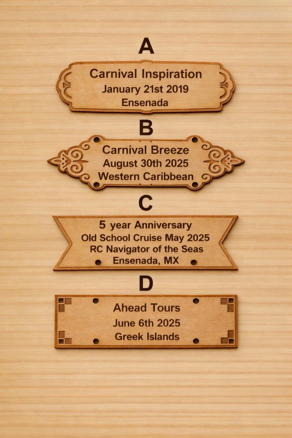 Extra Cruise Banners