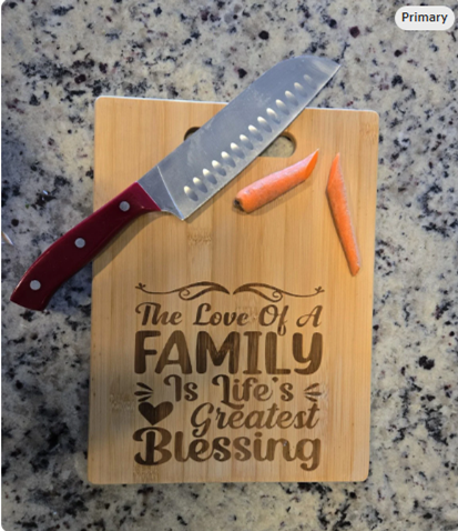 Personalized Bamboo Cutting Board