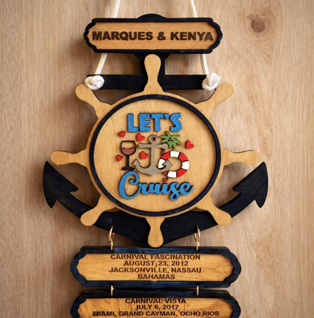 Personalized Cruise Door Sign