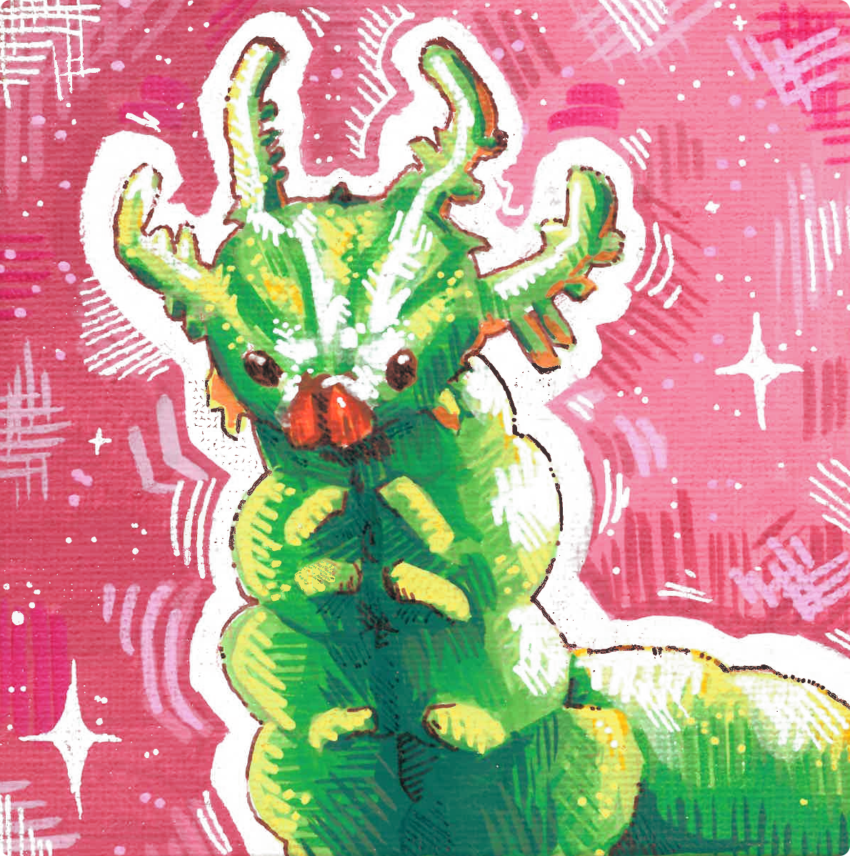 Tailed Emperor Caterpillar (Polyura sempronius)