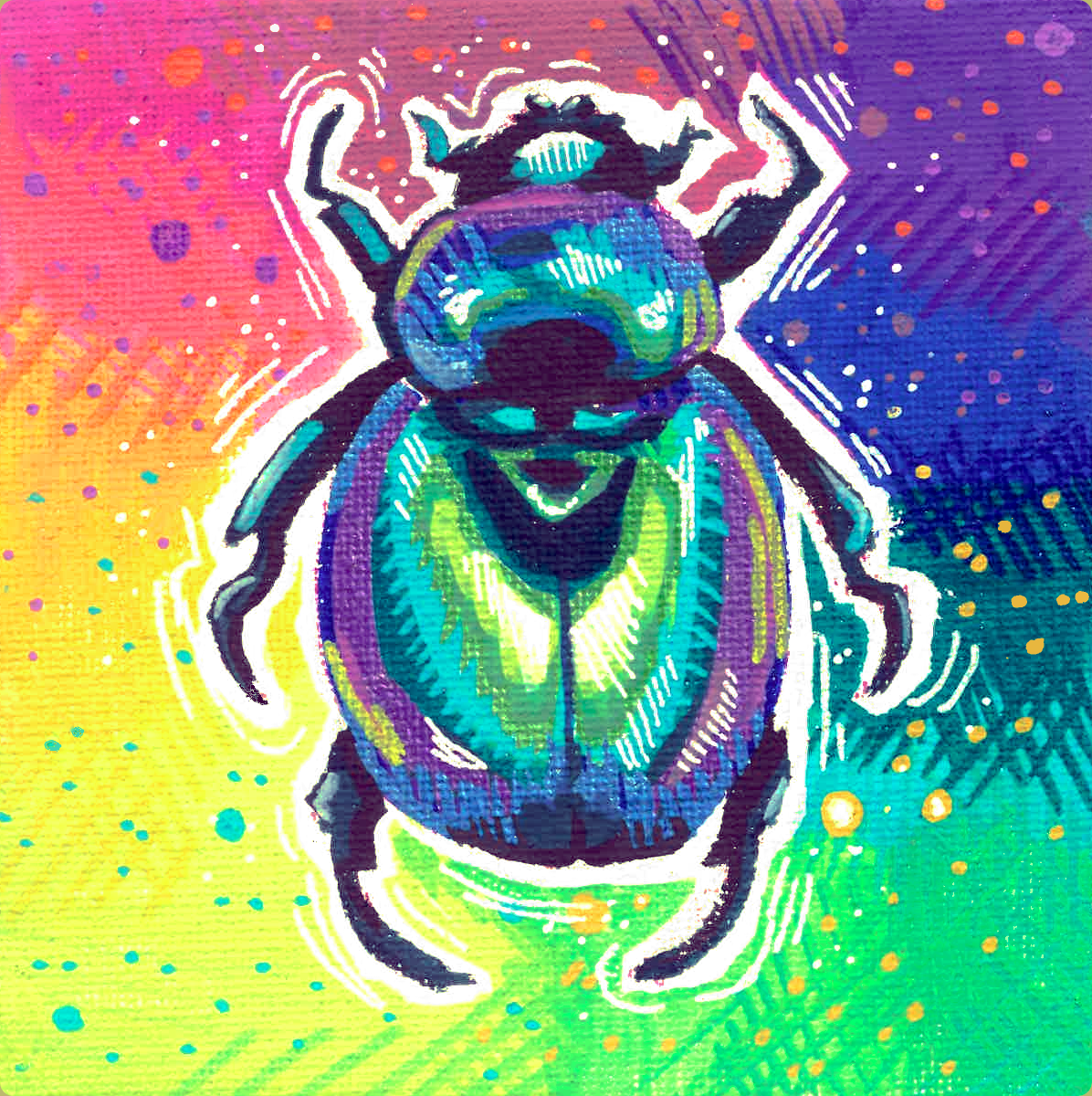 Jeweled Scarab Beetle (Chrysina)