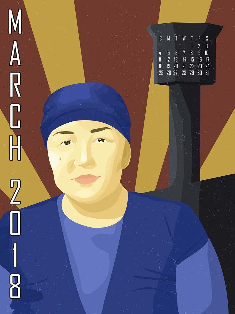 Russian Constructivism Calendar Design