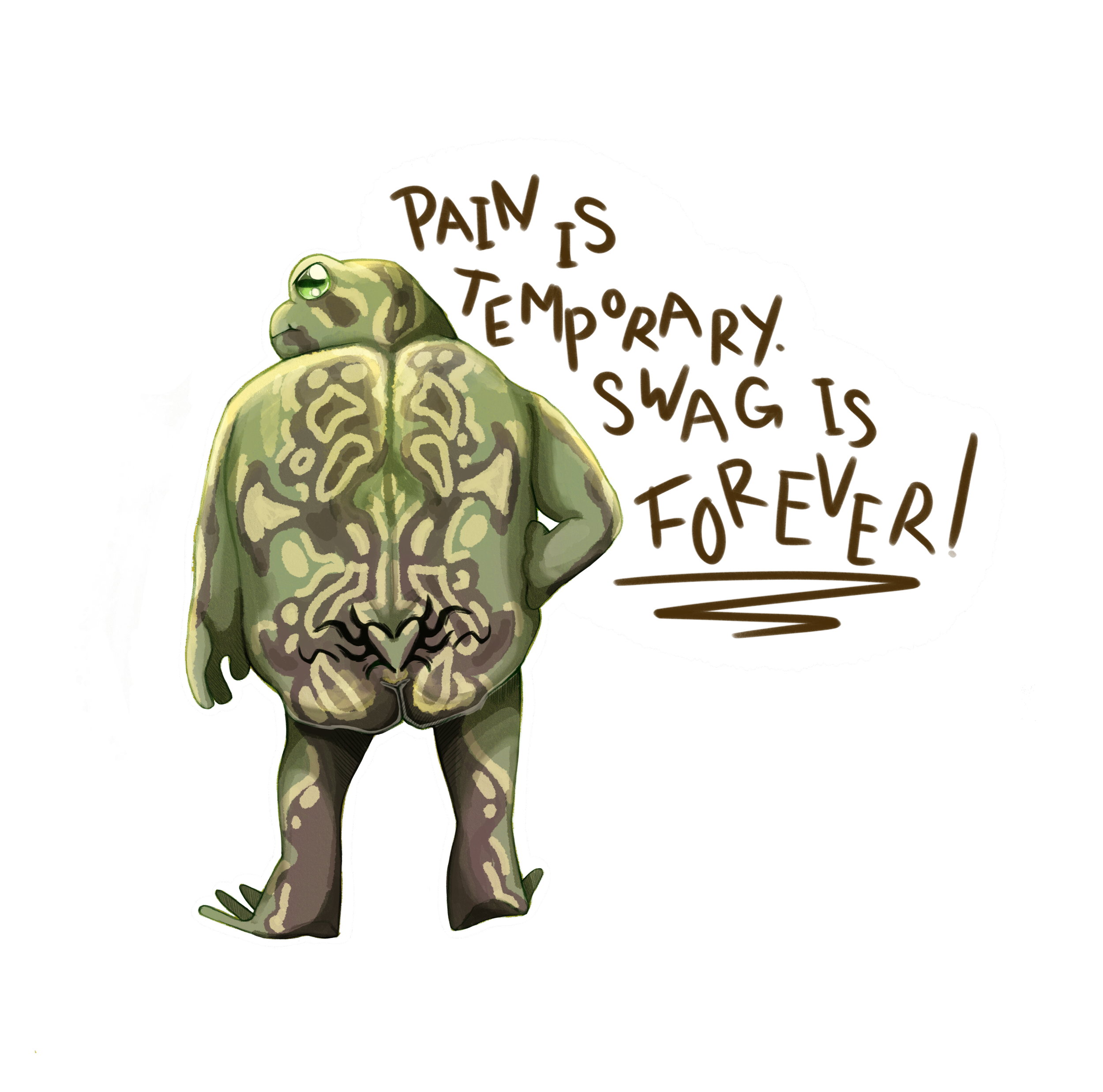 Pain is Temporary, Swag is Forever (Tattoo)