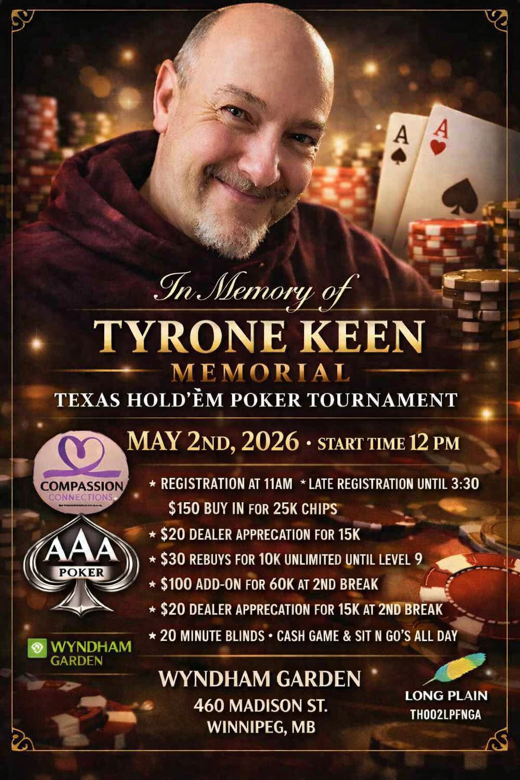 Tyrone Keen Memorial Poker Tournament