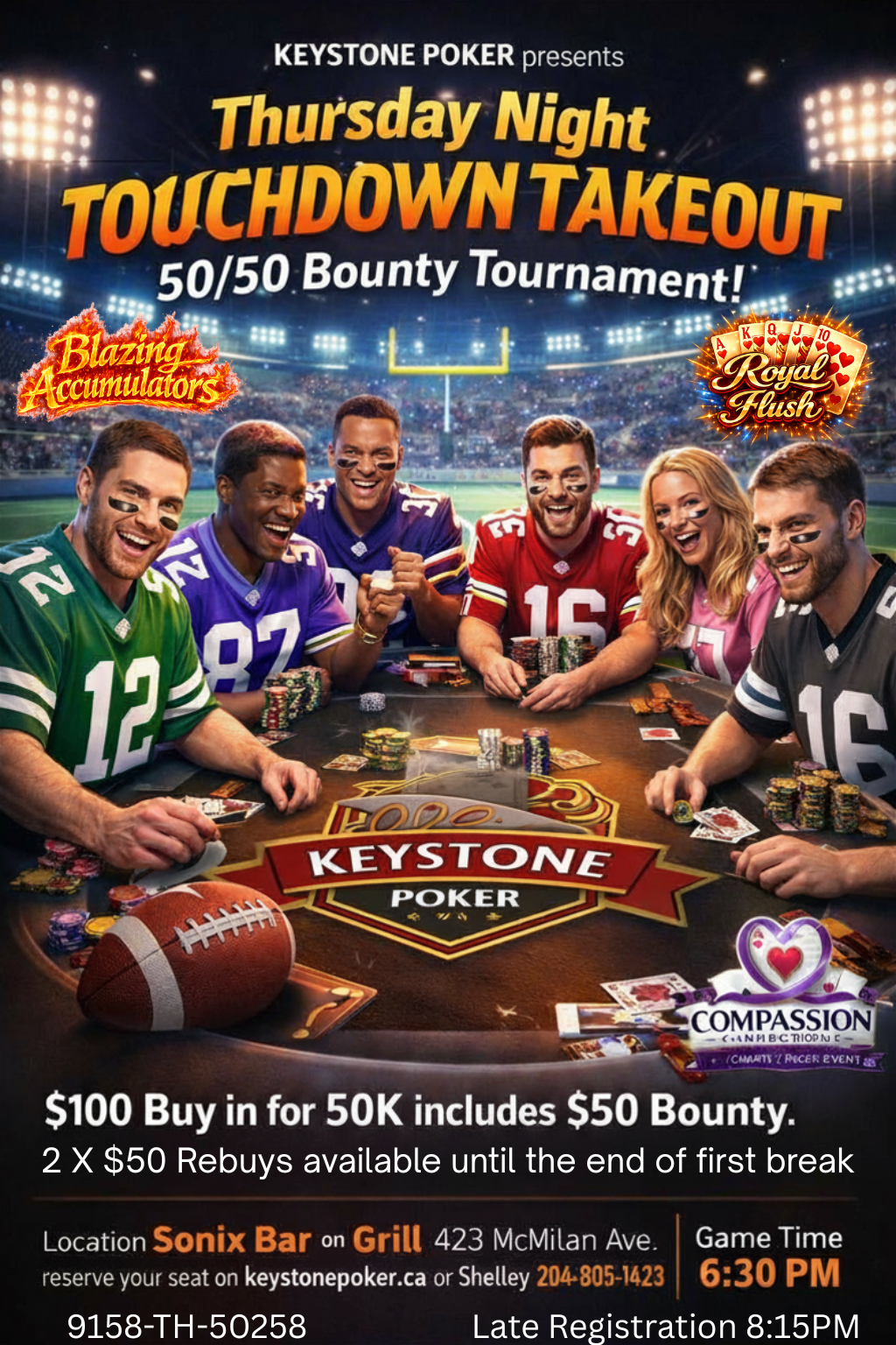 Thursday Night Touchdown Takedown Bounty