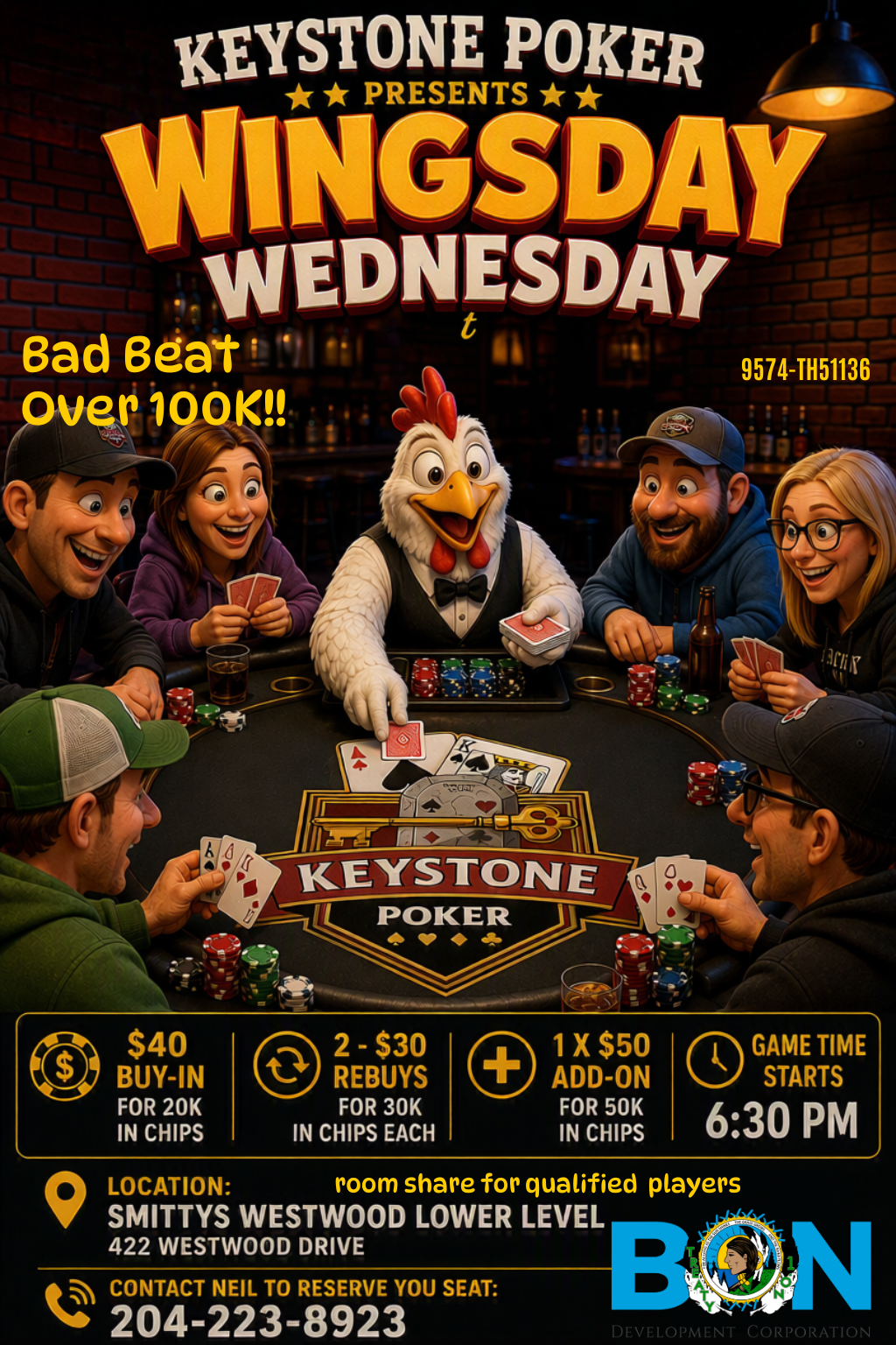 WEDNESDAY NIGHT POKER AT THE WESTWOOD HOTEL