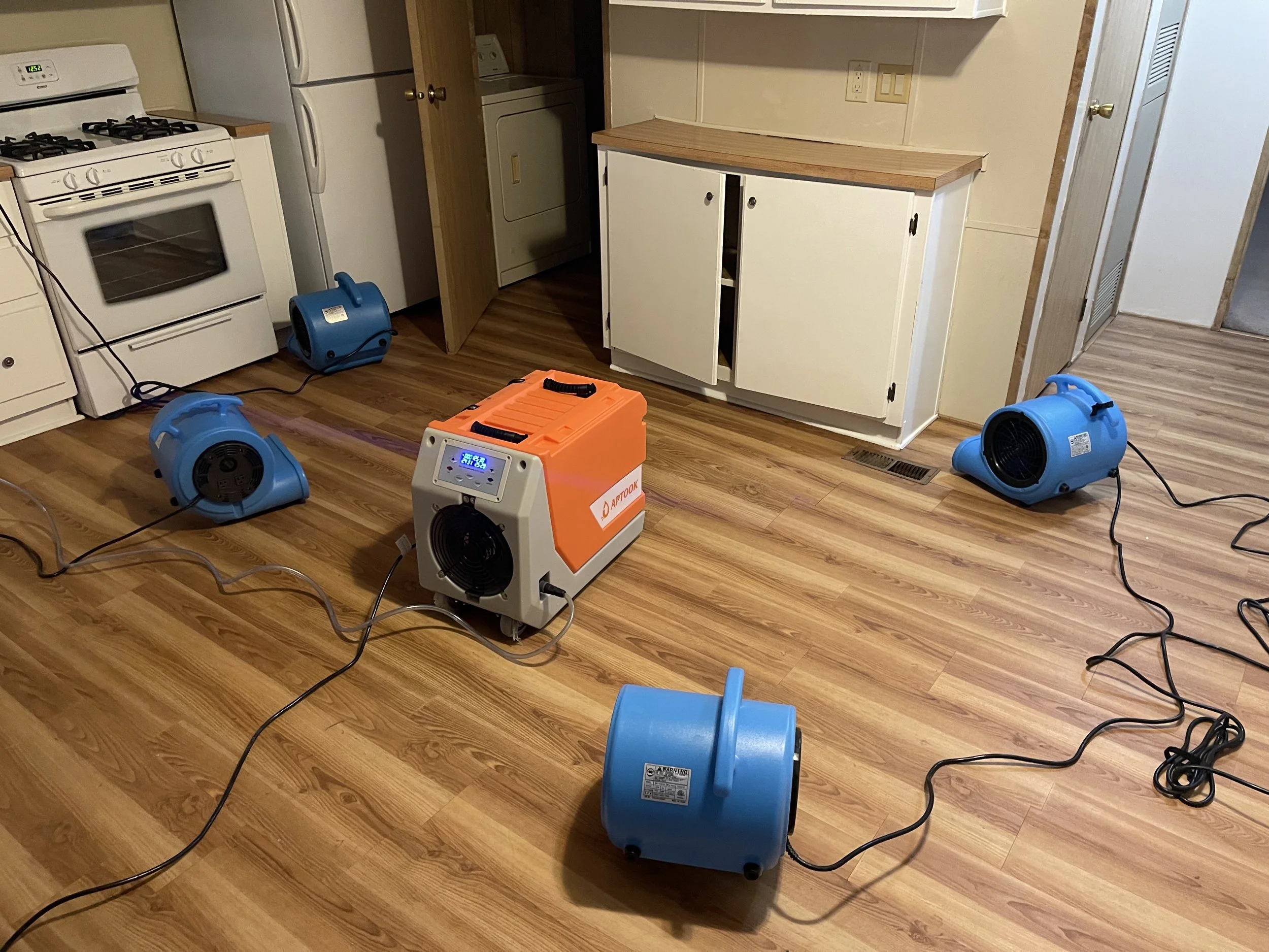 Dryout in Kitchen area