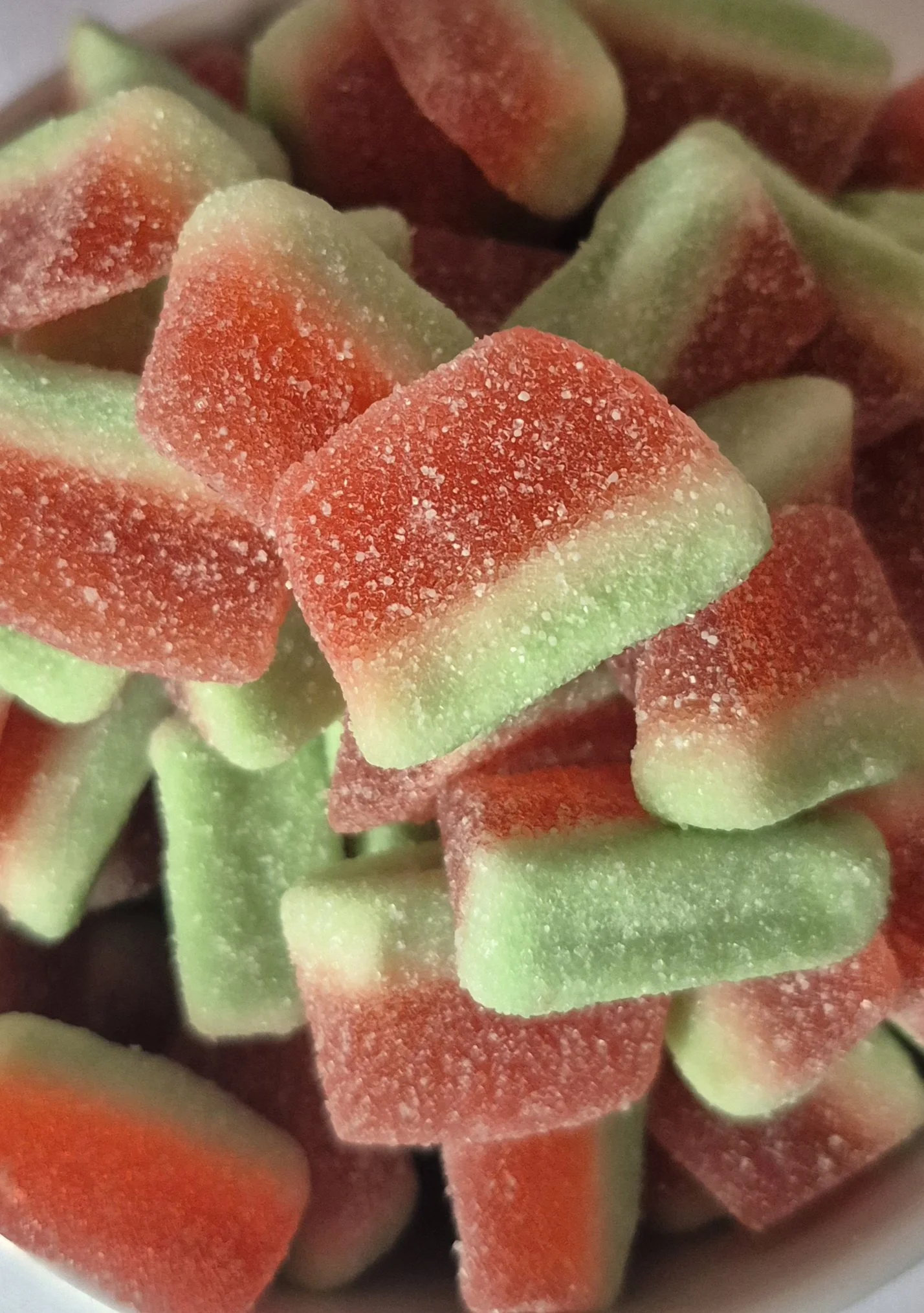 Fizzy watermelon slices
