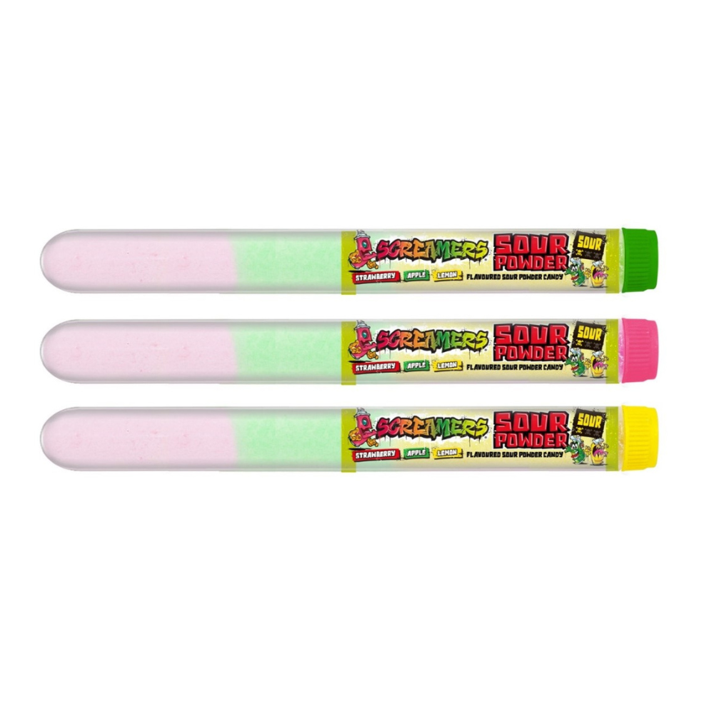Sour powder tubes