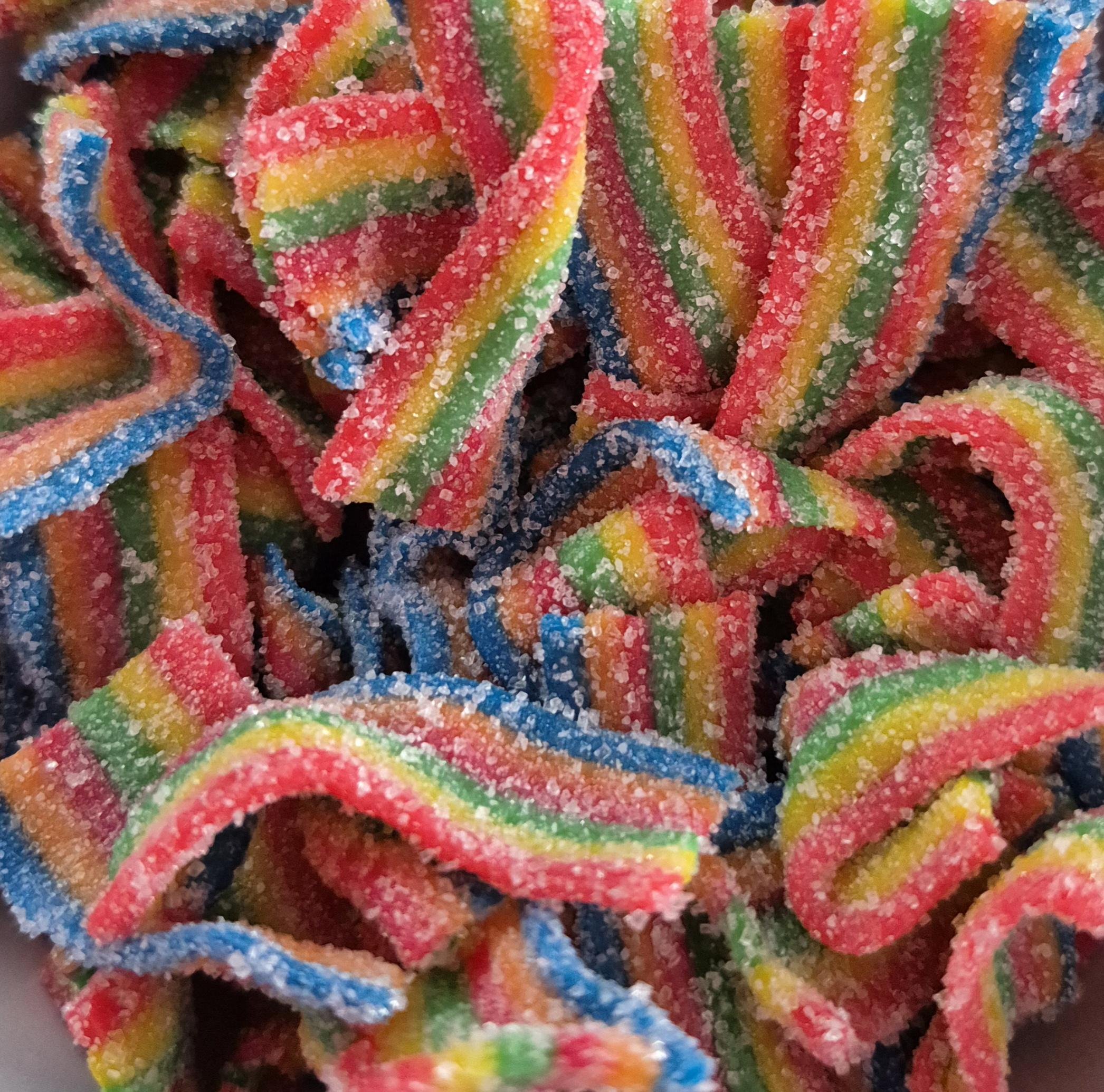 Mini rainbow belts