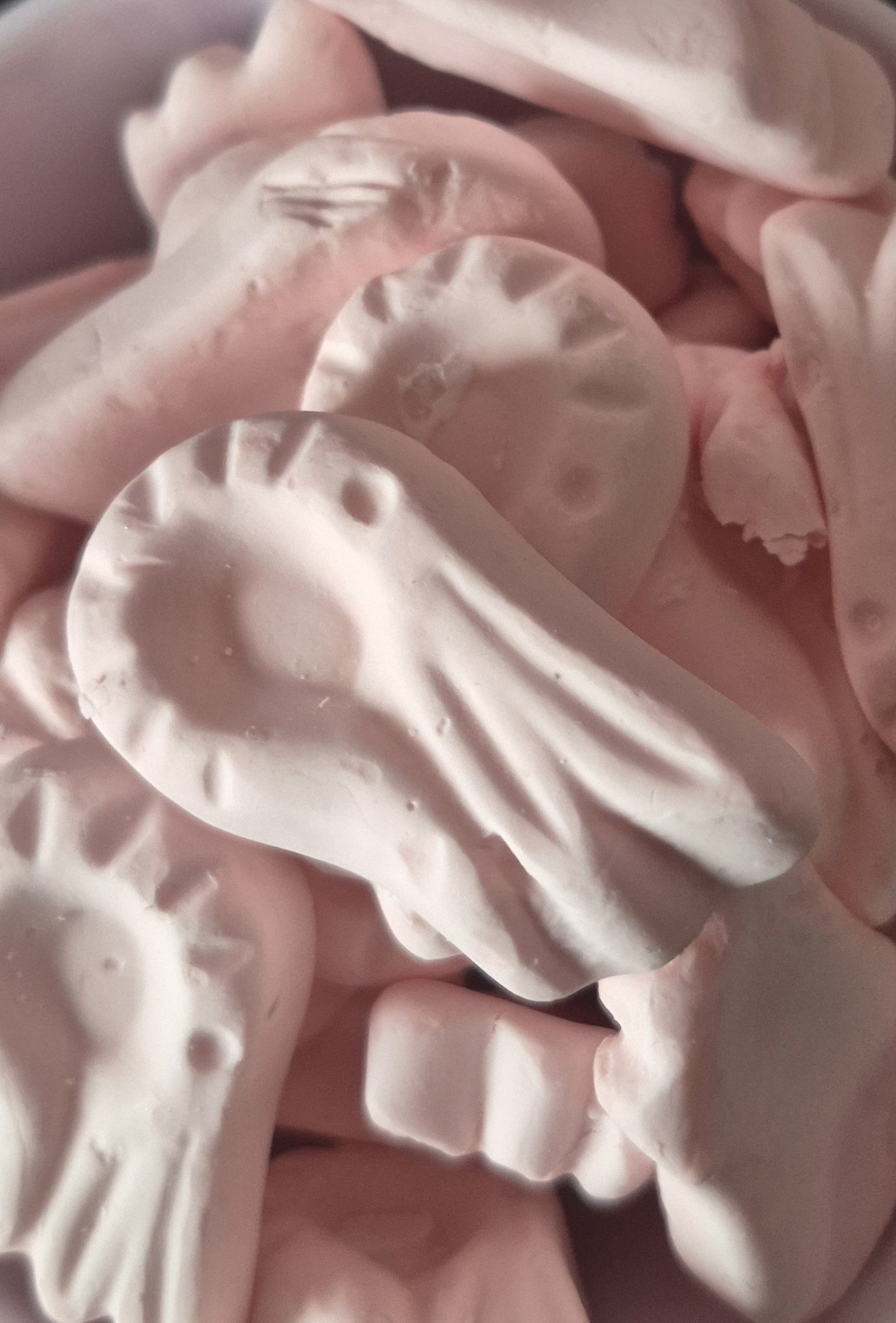 Giant foam shrimps