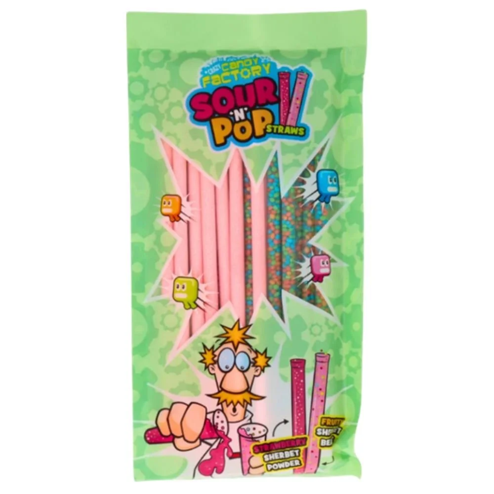Sour n pop straws