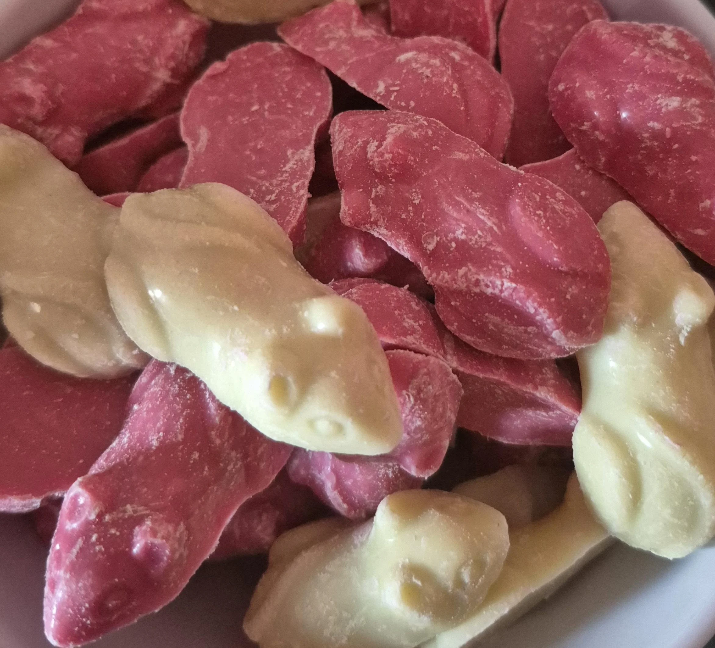 Pink & white mice