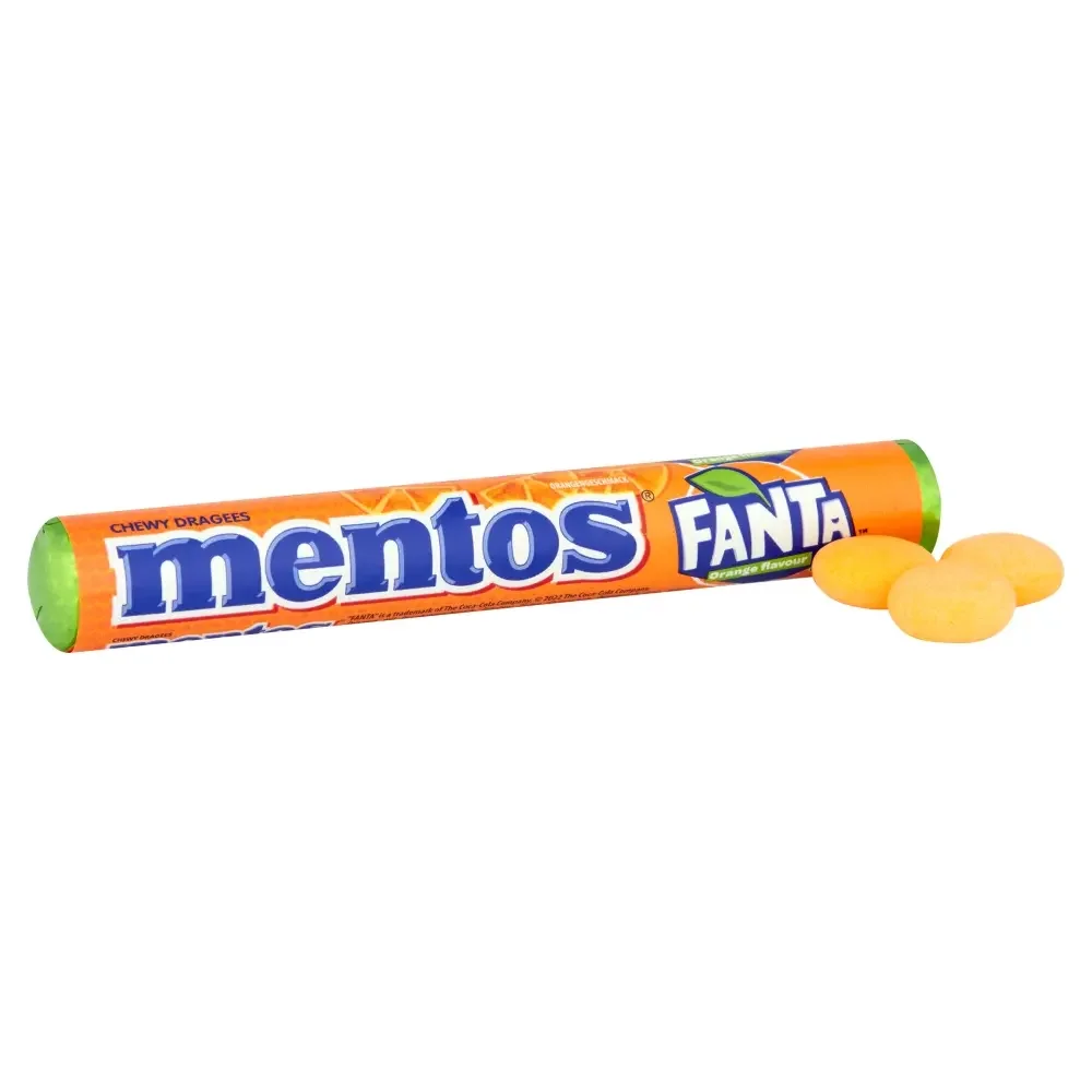 Mentos Chewy Dragees Fanta Orange Flavour