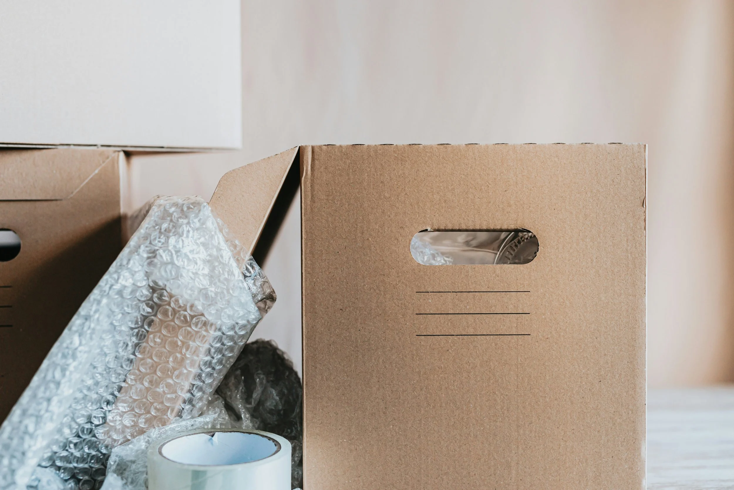 Packing materials for a move in Charlotte, NC