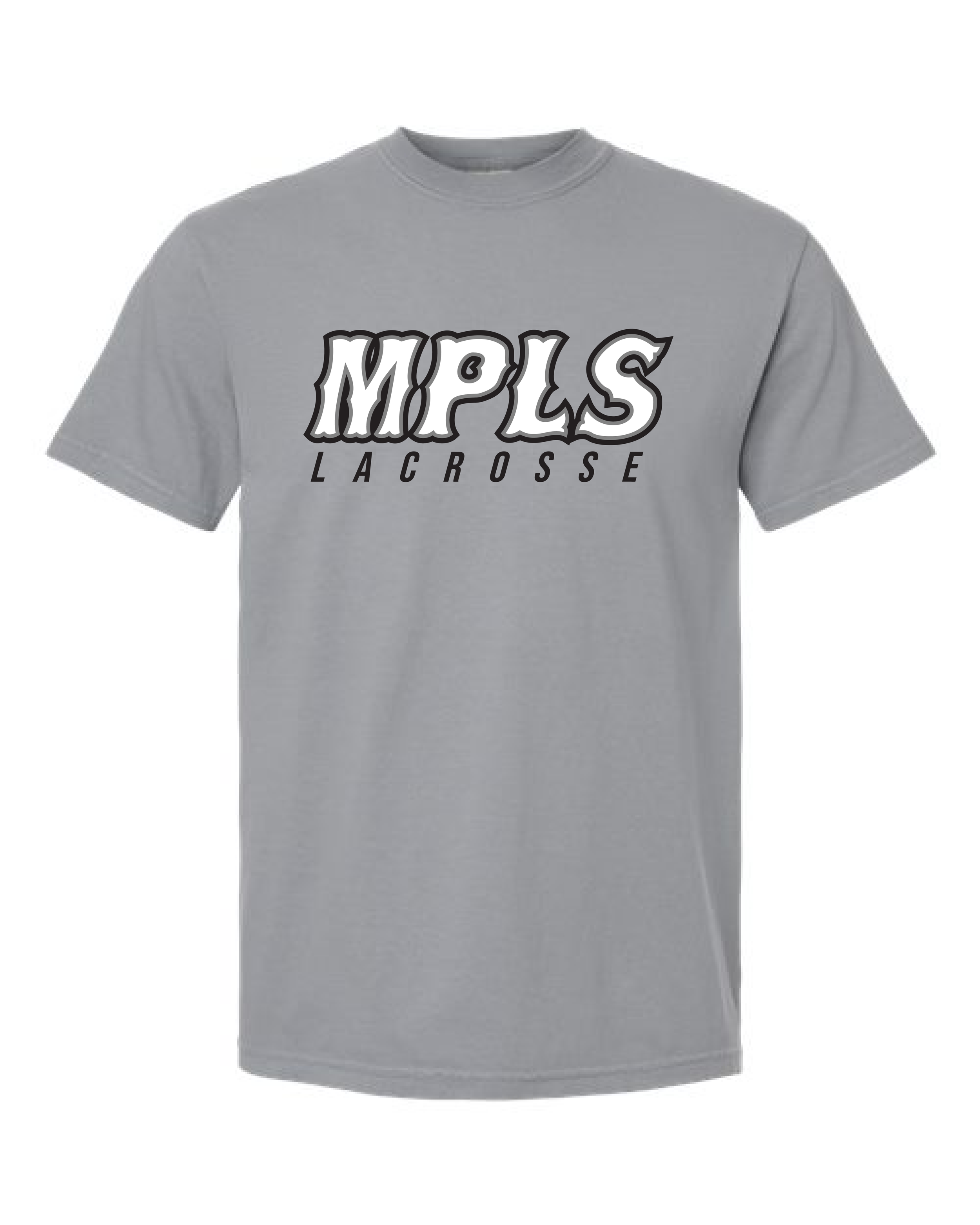Comfort Color Granite Grey MPLS Lax Shirt