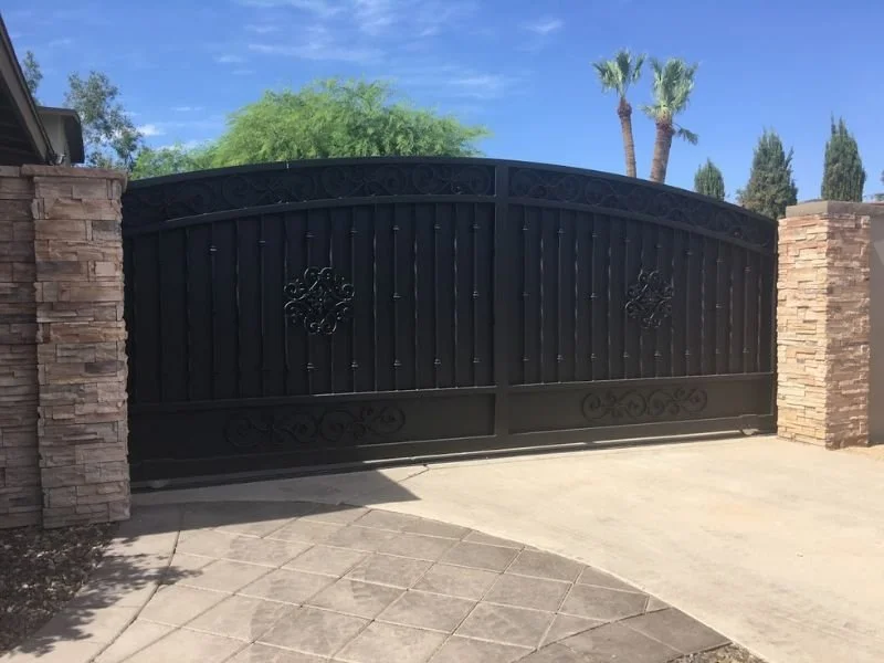 The Finish That Actually Fights Back: Why Powder Coating Is the Gold Standard for Iron Gates in Arizona