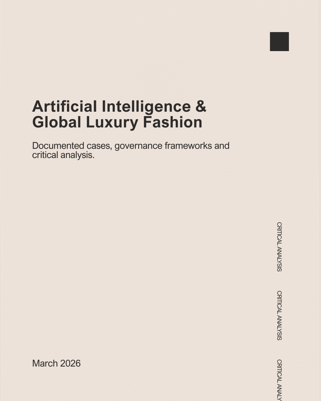 Artificial Intelligence & Global Luxury Fashion - Rafael Carlesso