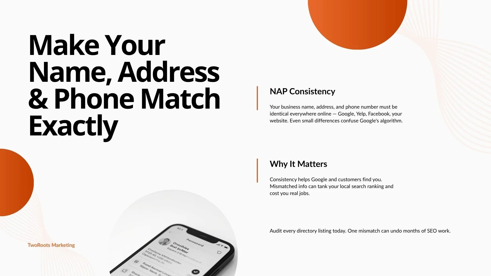 • Plain-English local SEO report showing calls and rankings