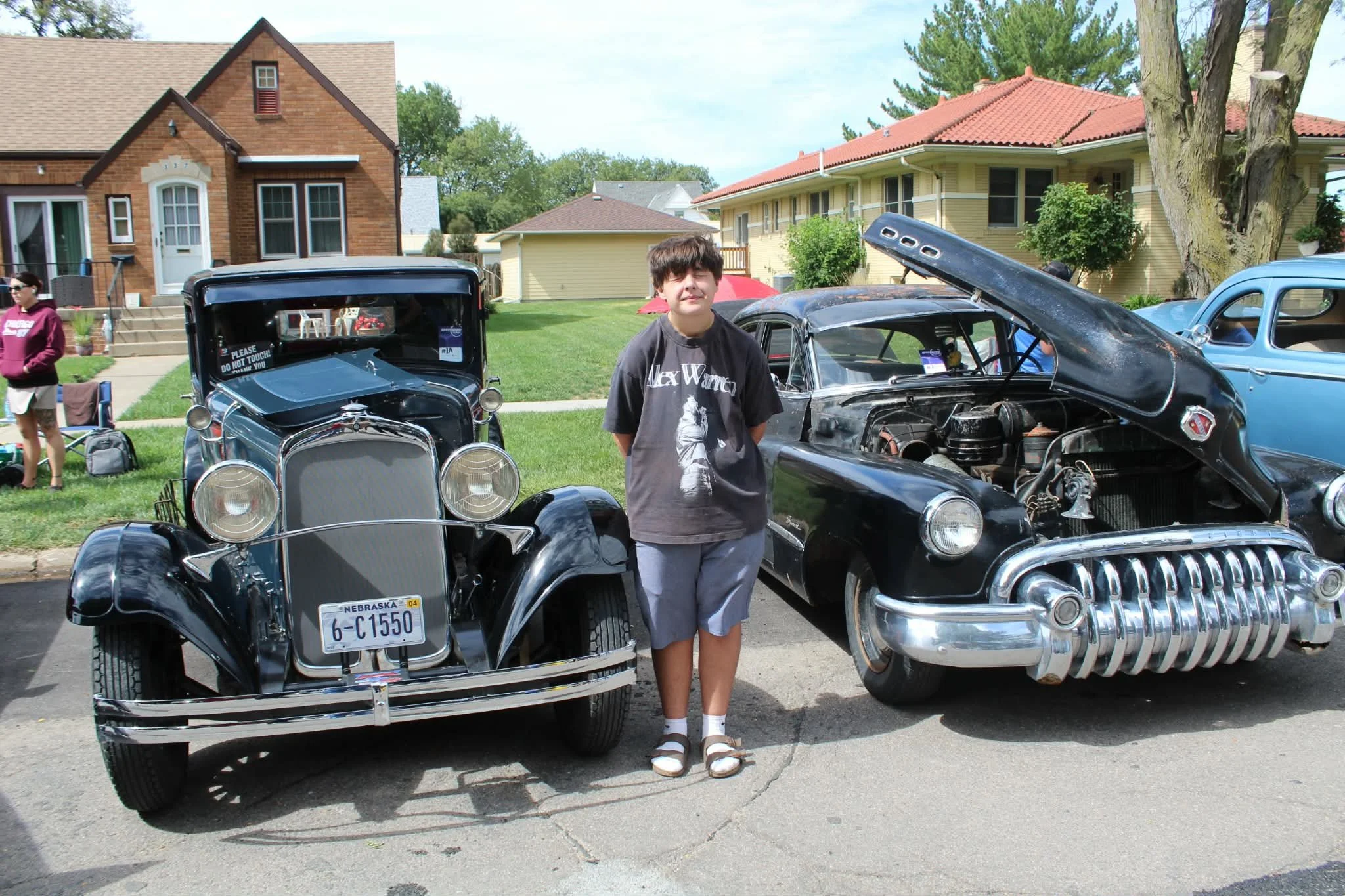 Contestant Anthony with his and his grandmother, Chris' entries!

Shot by our own Wahoo resident, Angiee Dey