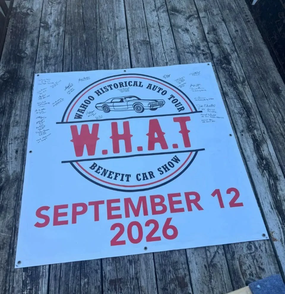 Contestant signed poster that was a giveaway! 
