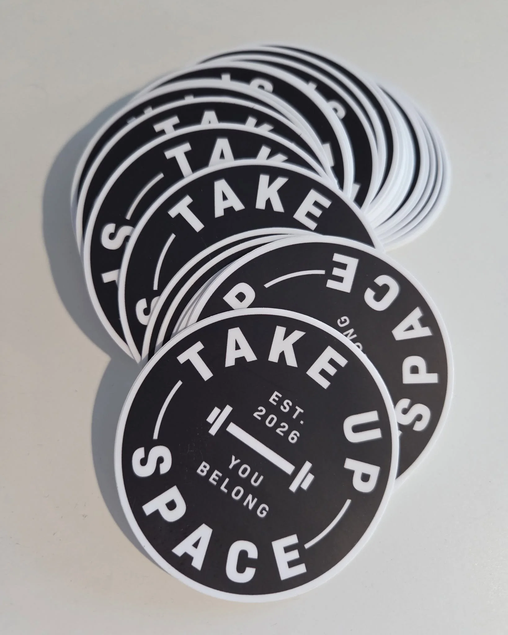 Take Up Space Sticker