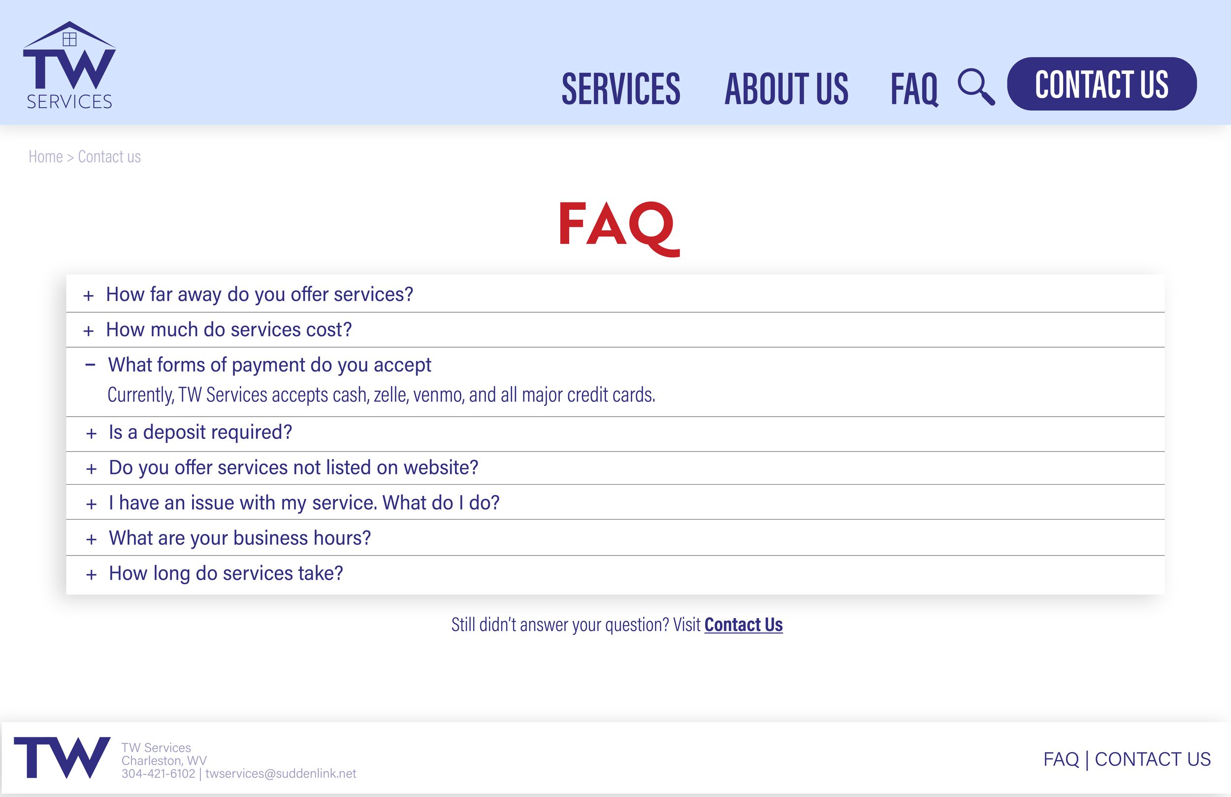 FAQ Page