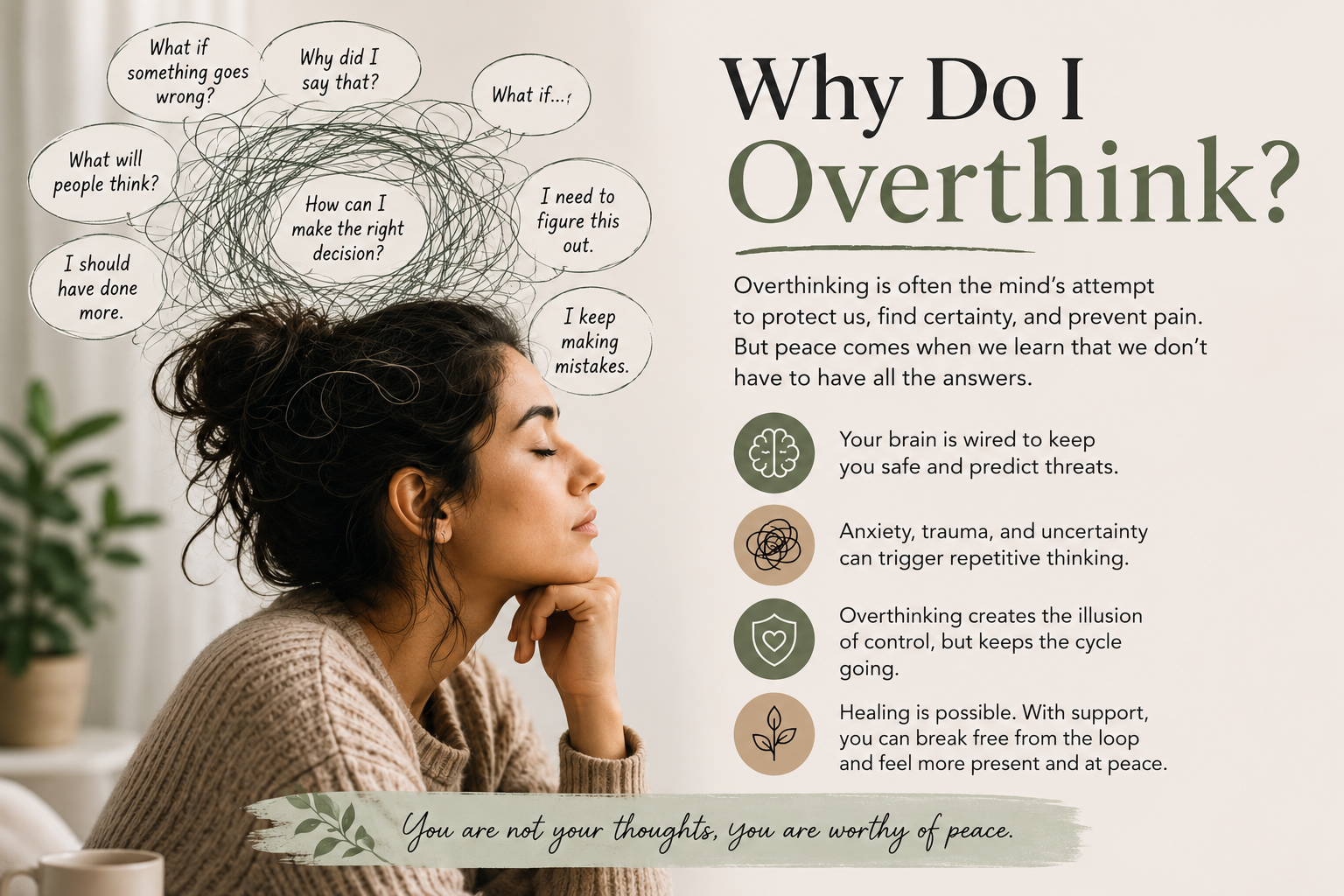 Why Do I Overthink? Understanding the Brain, Anxiety, and the Need for Control