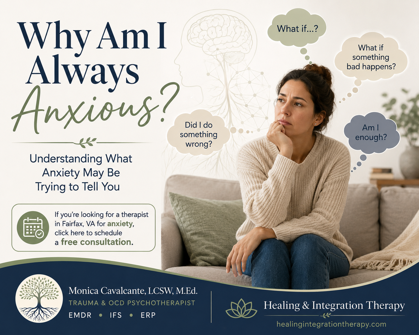 Why Am I Always Anxious? Understanding What Anxiety May Be Trying to Tell You