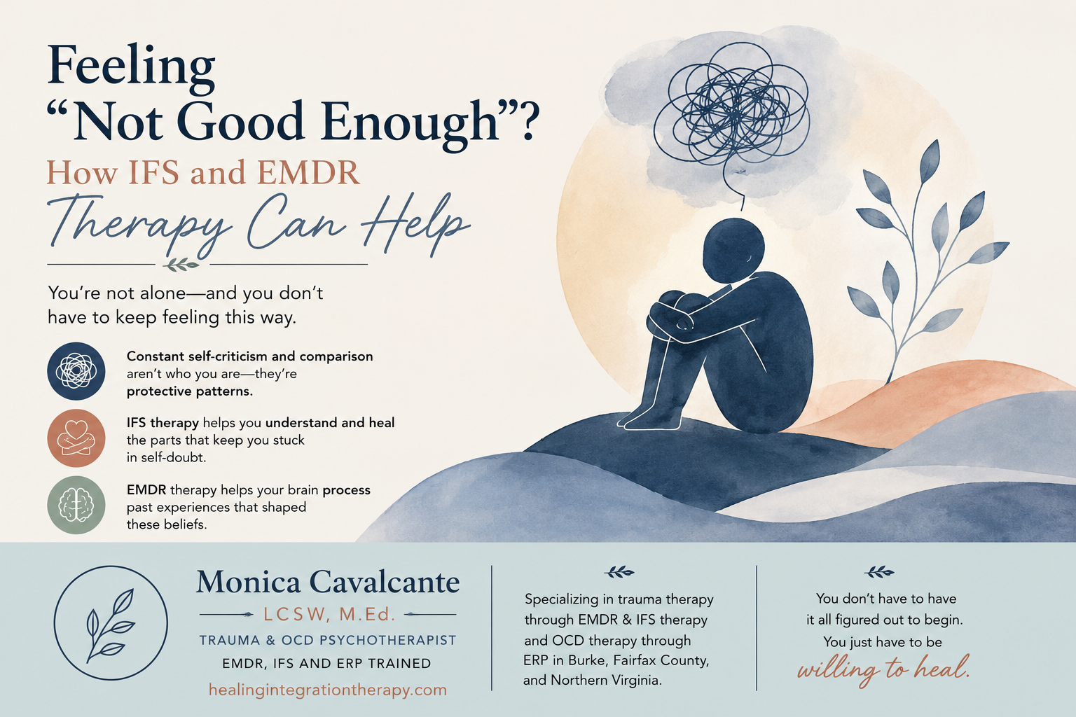 Feeling "Not Good Enough"? How IFS and EMDR Therapy Can Help