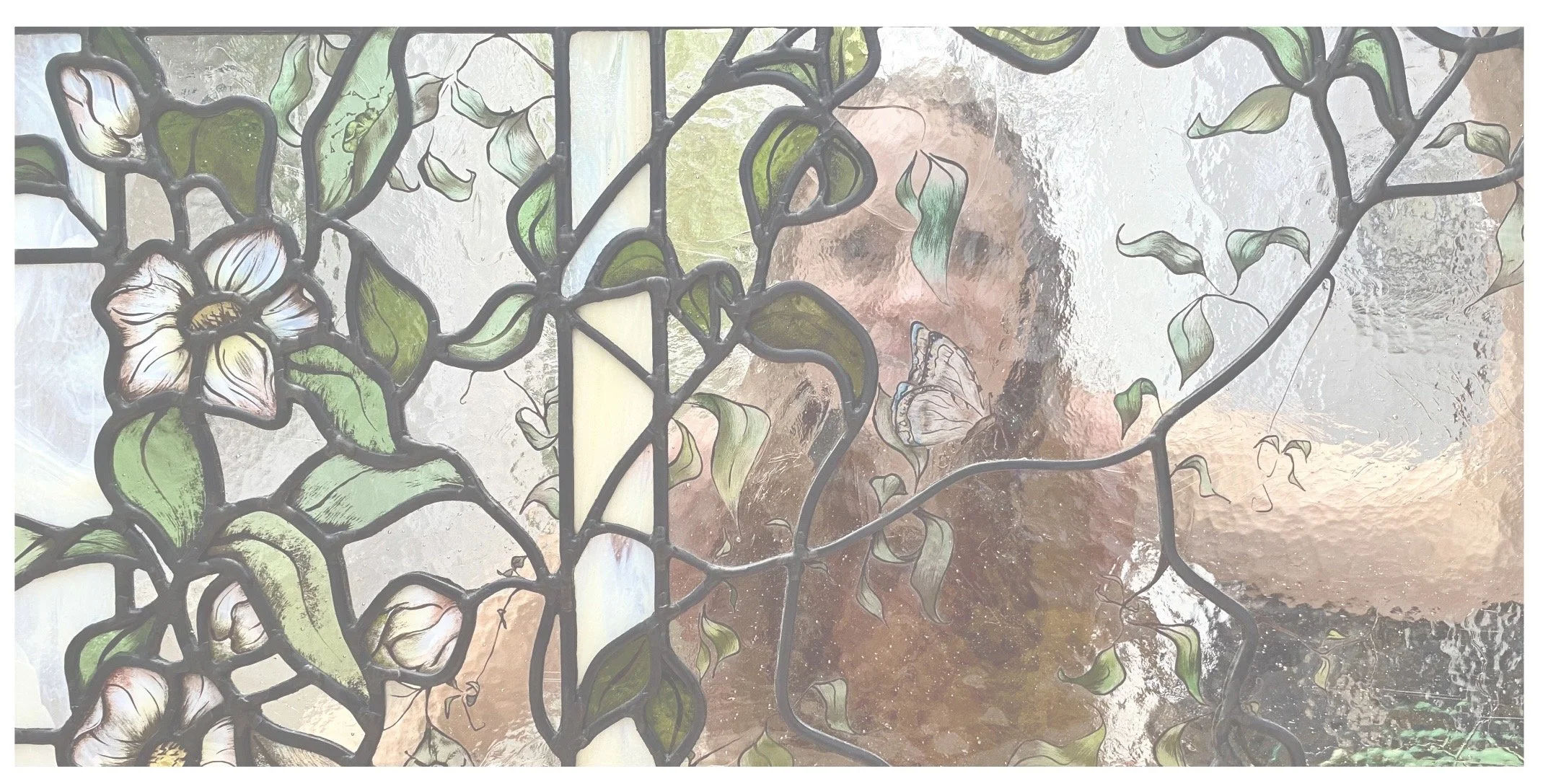 transom window by zoe henderson best stained glass in london