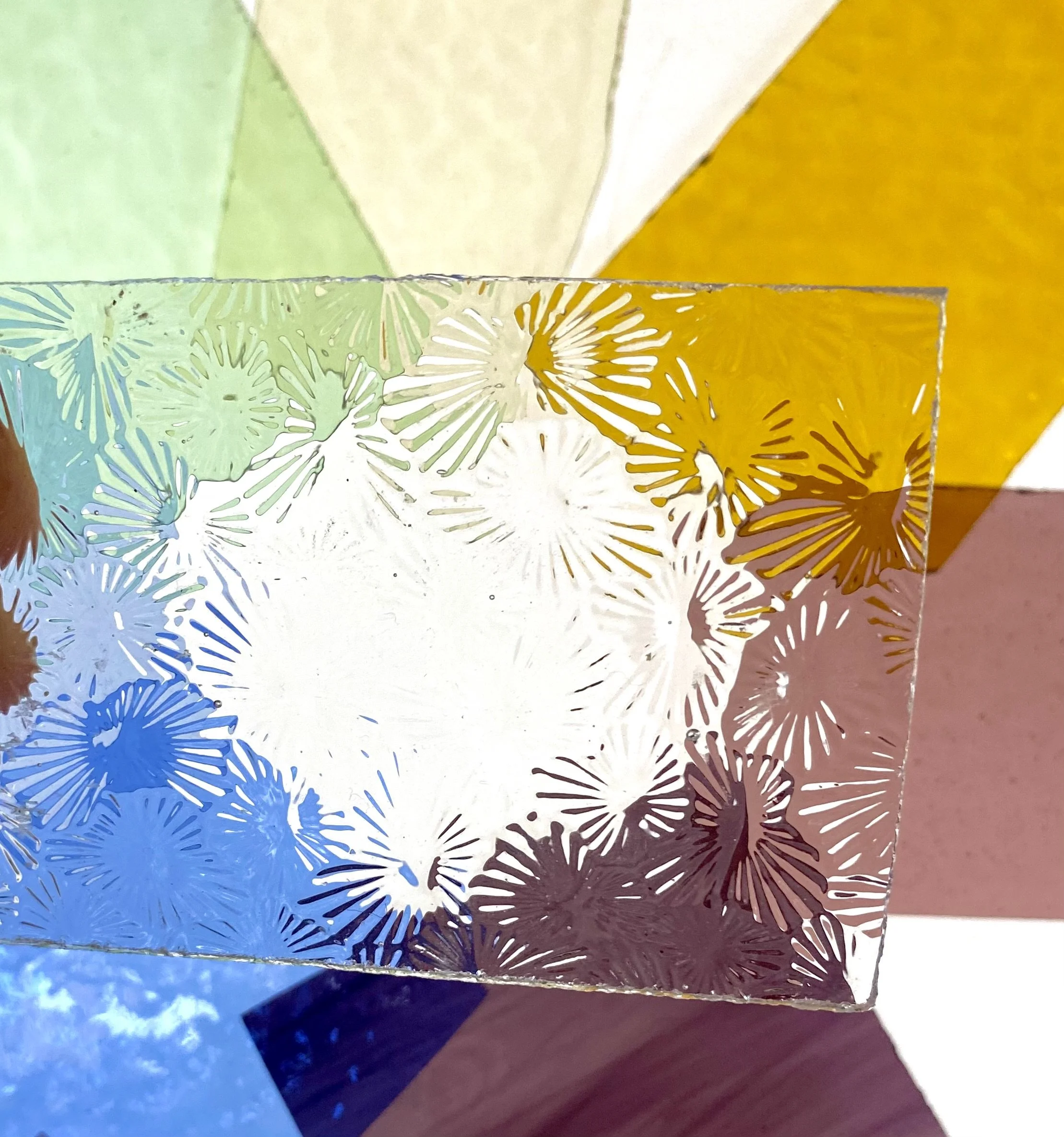 stained glass glass colours and textures samples