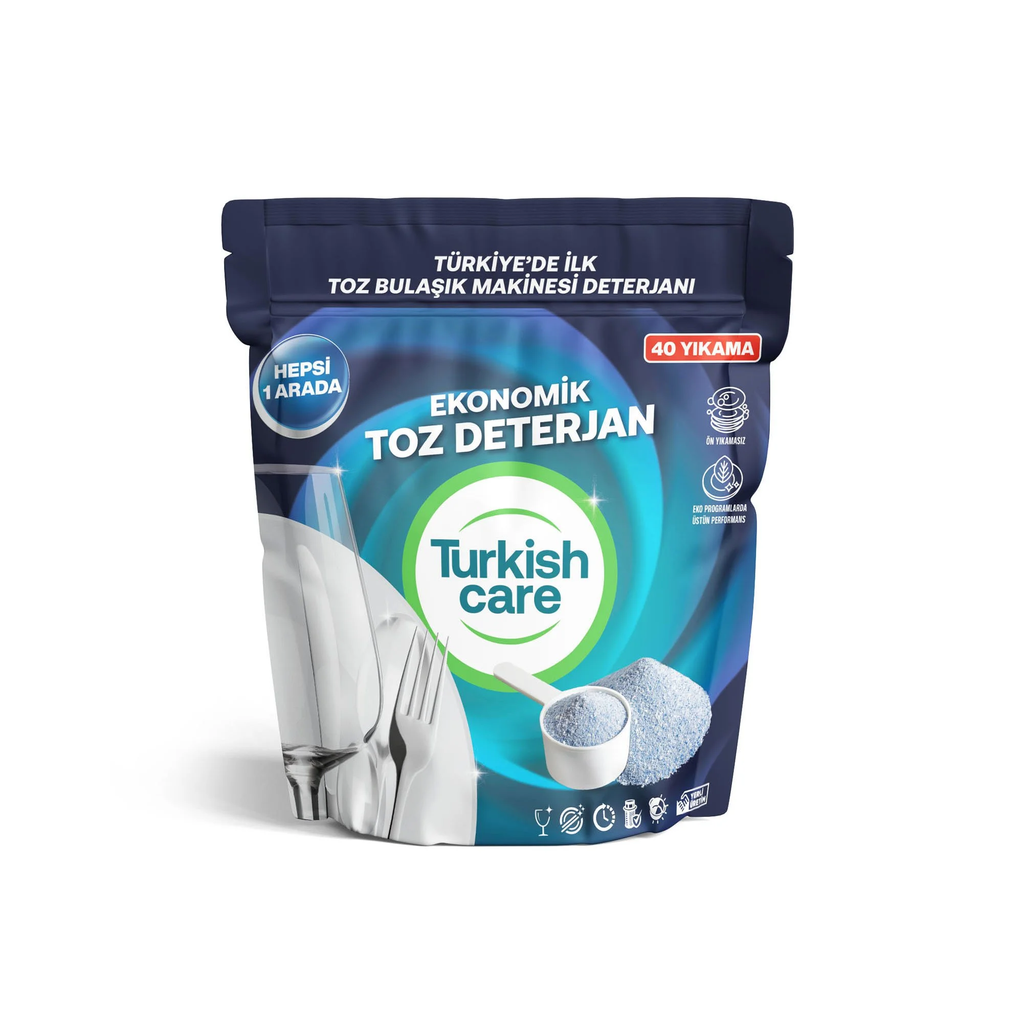 Bulaşık Makinesi Toz Deterjanı / 40 Yıkama