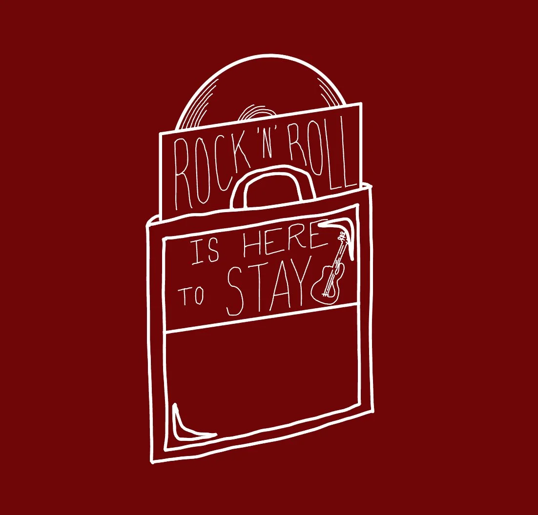 Vinyl Record Tote Bag - Clear Front