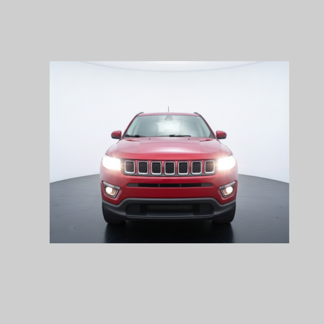 Red Jeep Compass Compact Crossover SUV - Parts Available