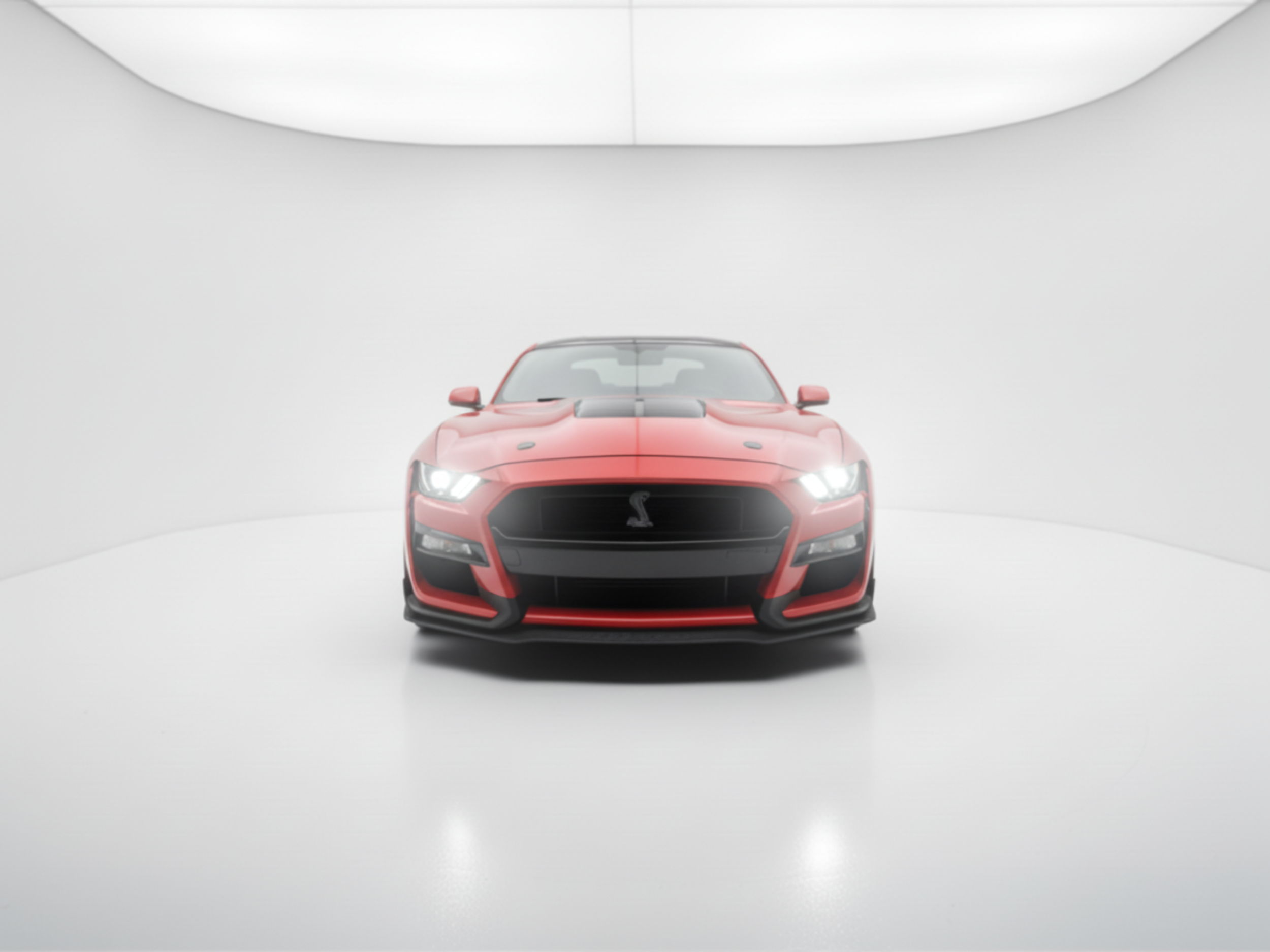 Red Ford Mustang Shelby GT500 - Parts Available