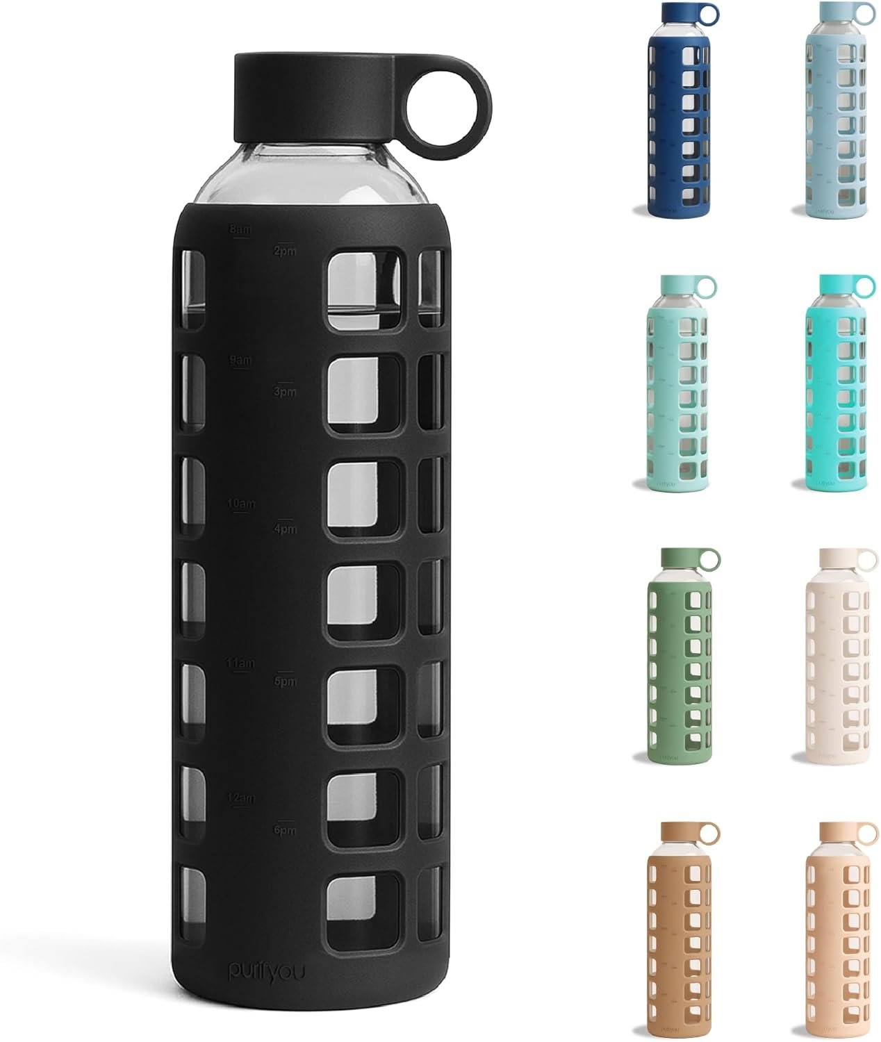 Borosilicate Glass Water Bottle 
