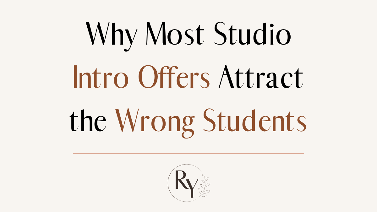 Why Most Pole Studio Intro Offers Attract the Wrong Students&nbsp;