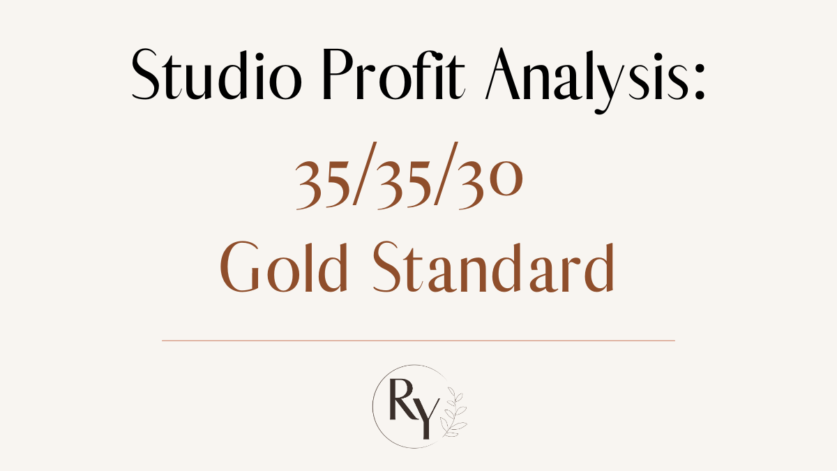 Studio Profit Analysis: The 35/35/30 Gold Standard