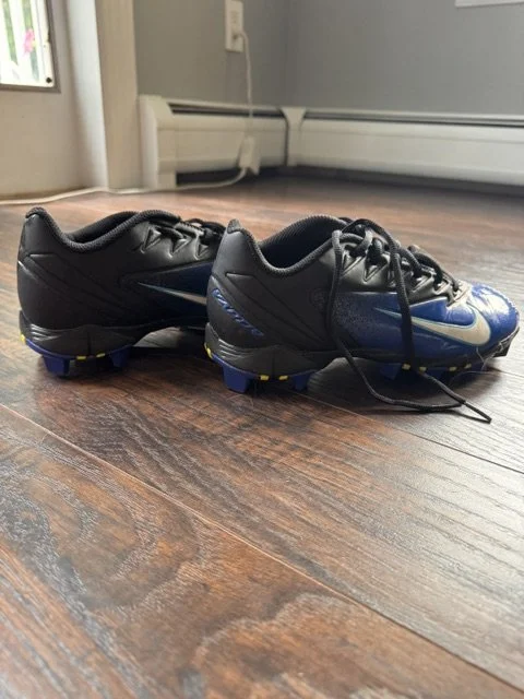 05: Mens - Nike Vapor - Black/White/Blue - Size: 6.5
