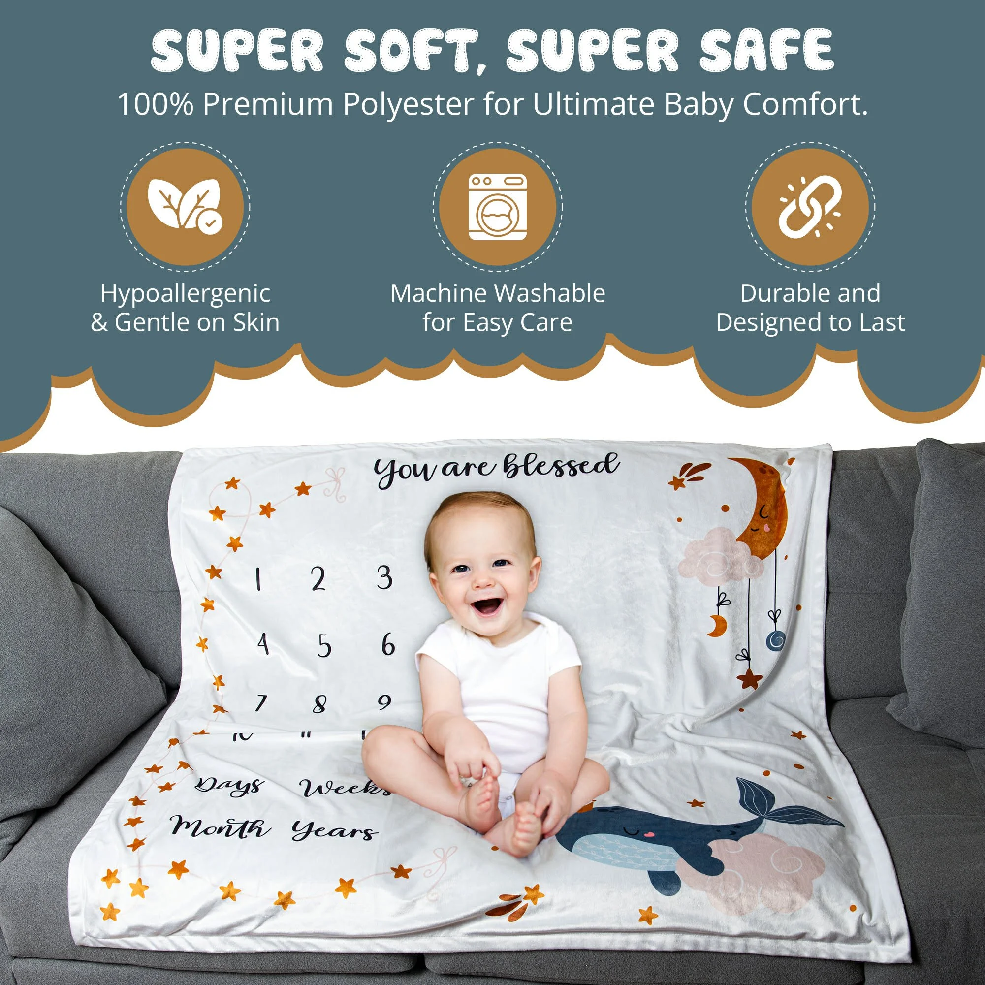 Baby Milestone Blanket
