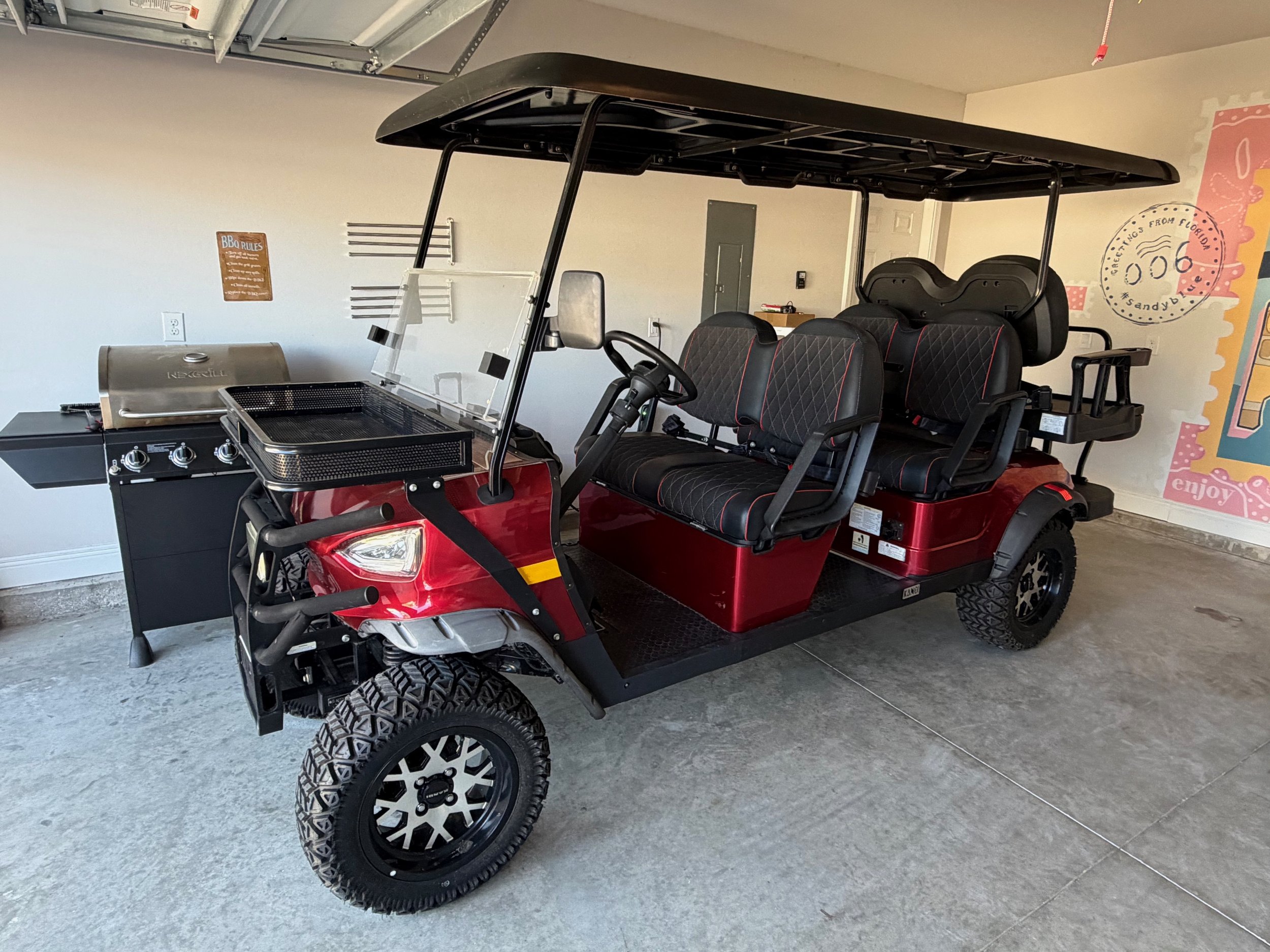 6 Seat Golf Cart Included In Rental