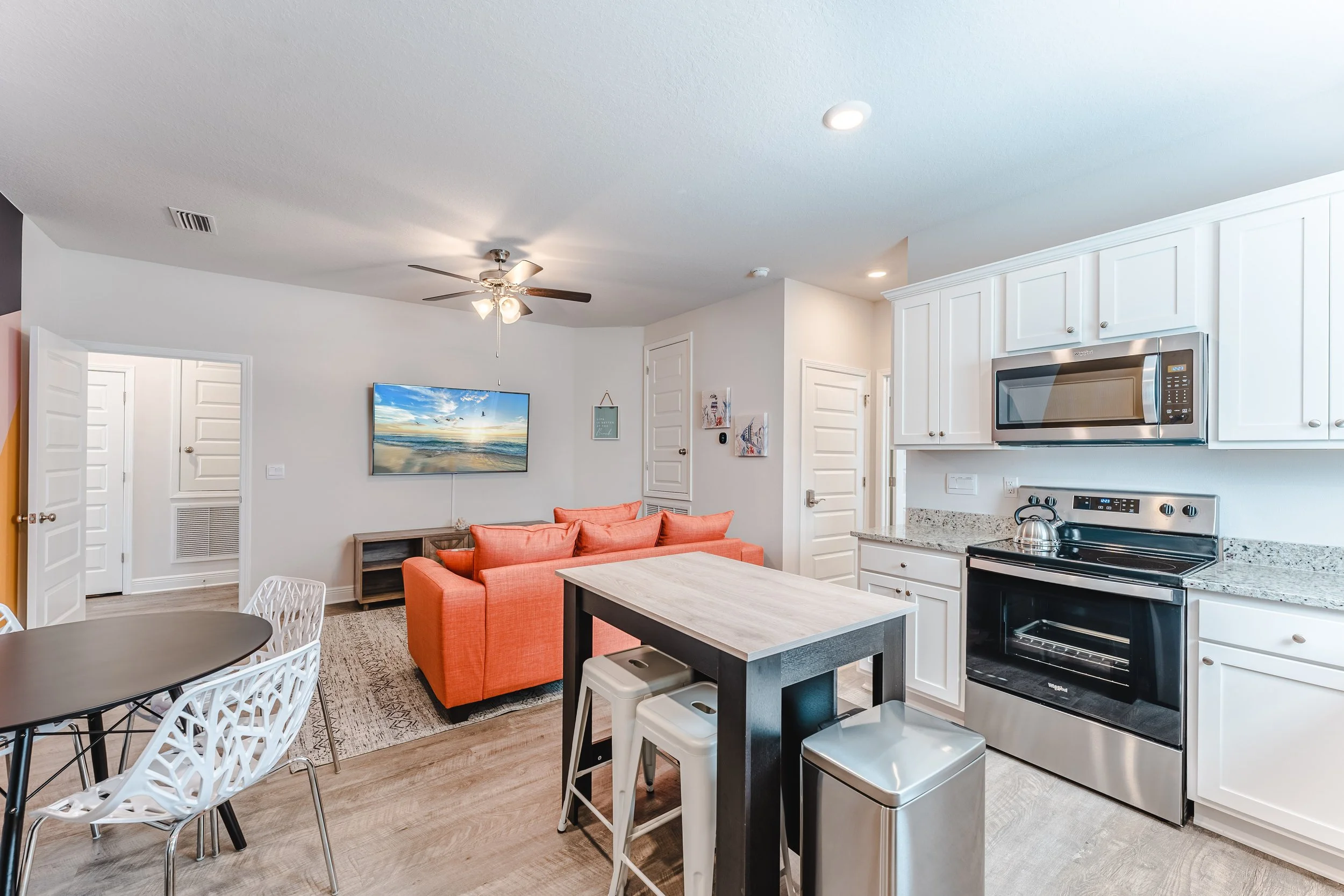 Private Wing Kitchen & Living Area