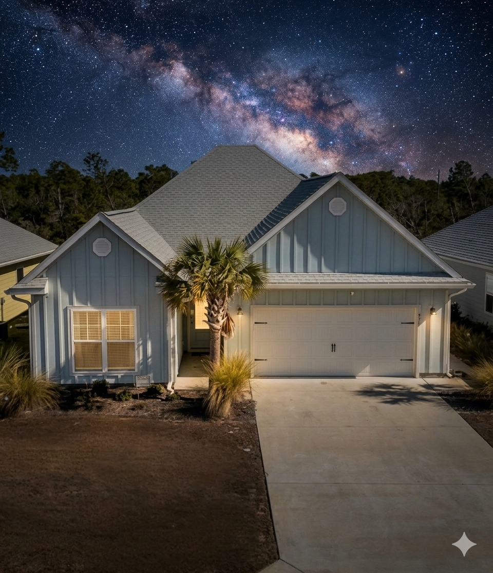 Sandy Blue Full Home, 4 Bedrooms, 3 Bathrooms + Golf Cart