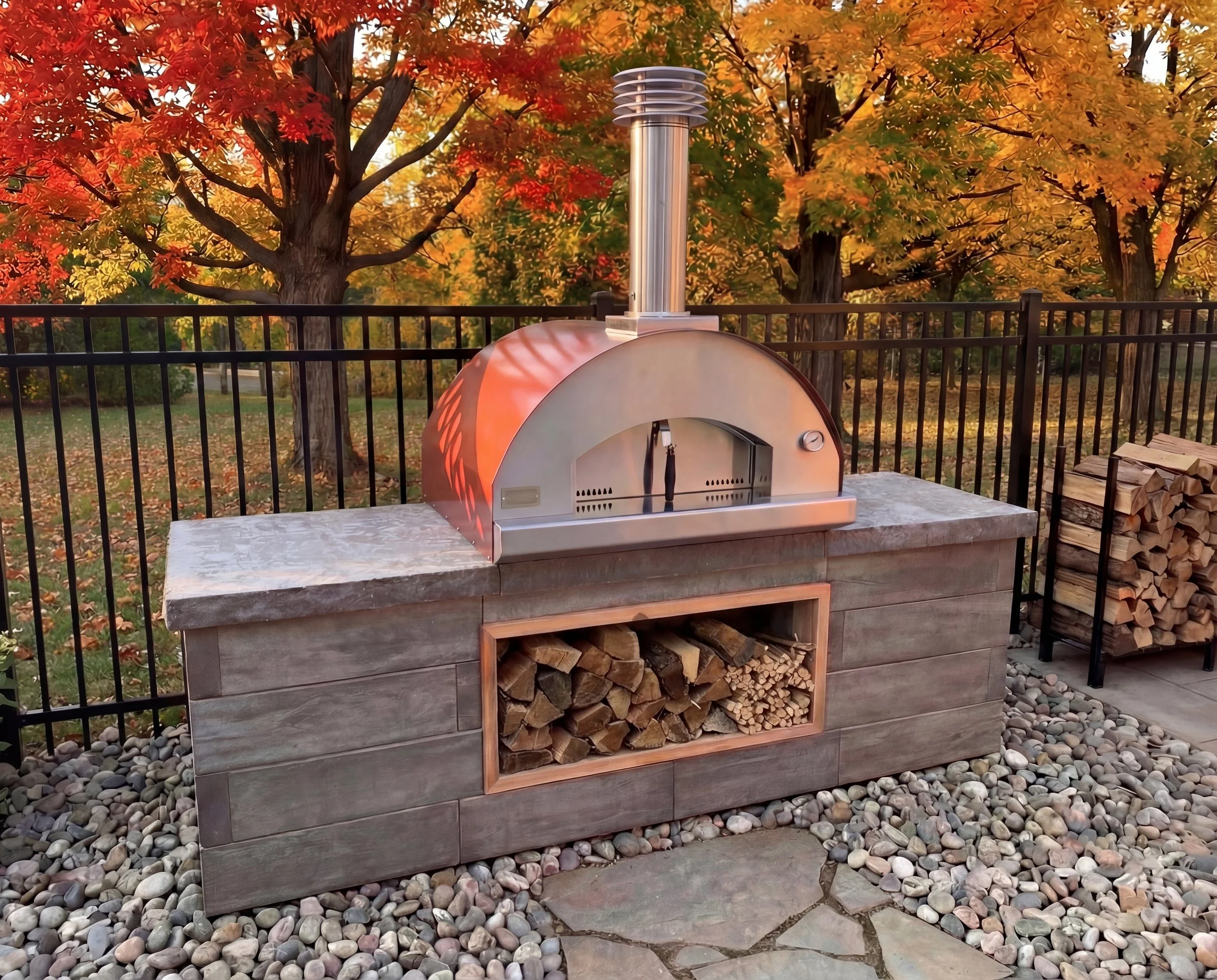 Pizza Oven Island