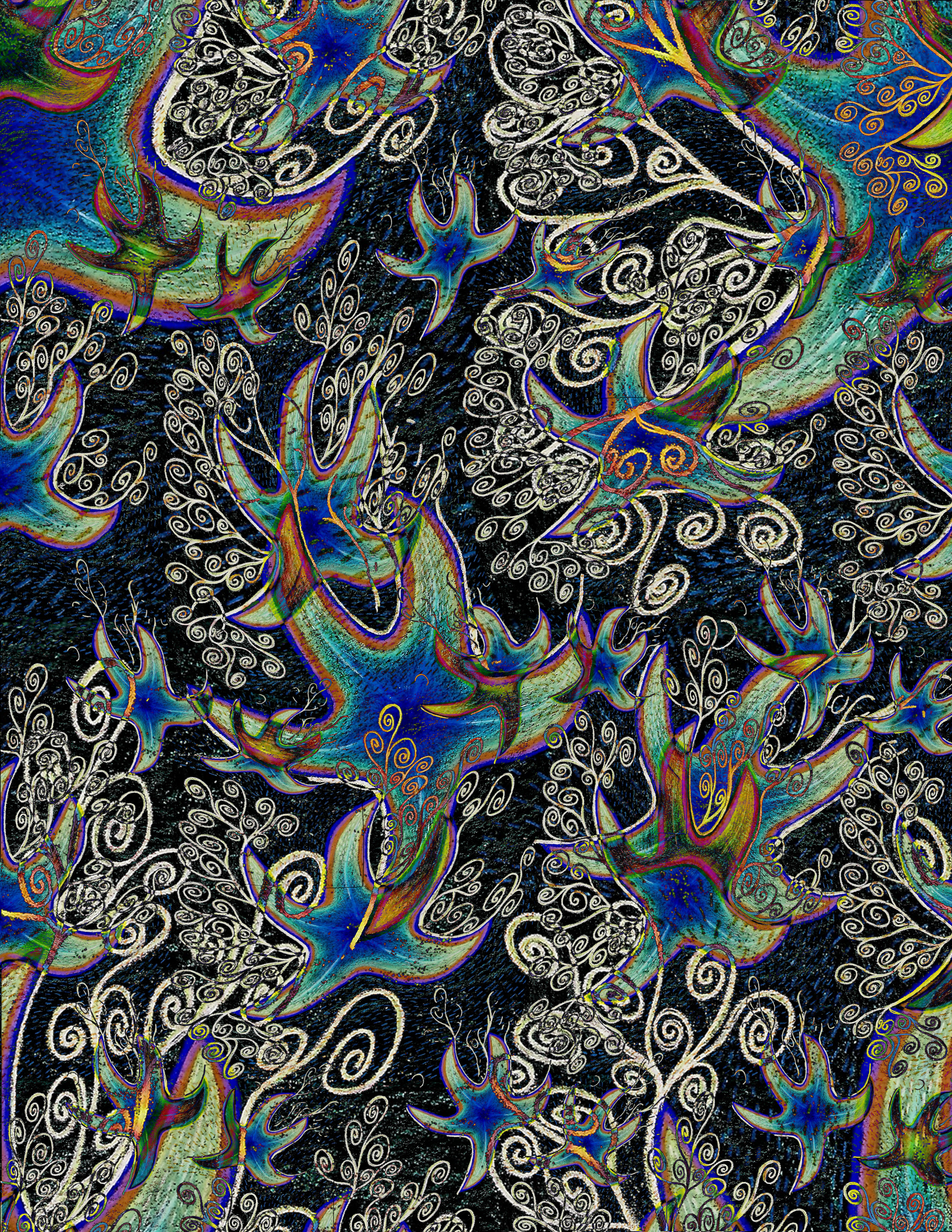 Fever Dream Oil Spill  -  Print